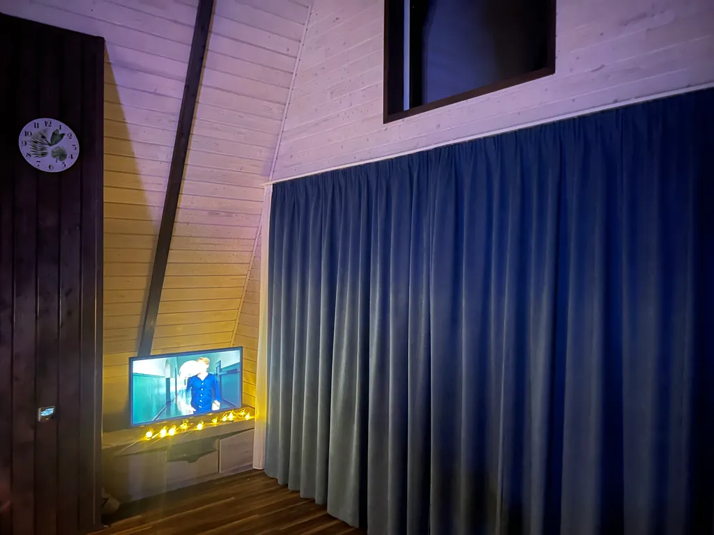 Уютнейший A-frame с сауной Черника