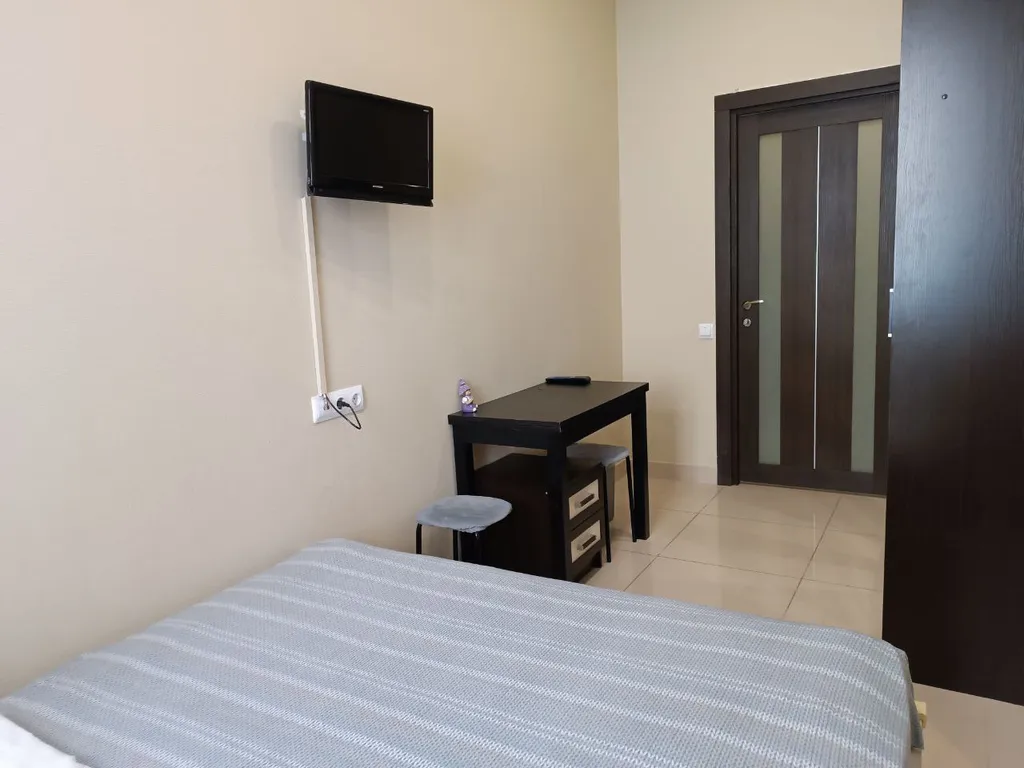 Комнаты с двуспальной кроватью, общими санузлами и кухней