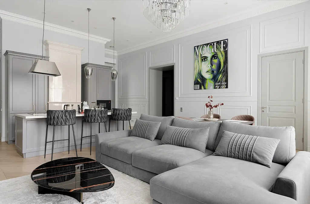 Квартира Апapтаменты с новым дизайнeрcким рeмонтом, пaнopамным видом на Невcкий — аренда посуточно в Санкт-Петербург