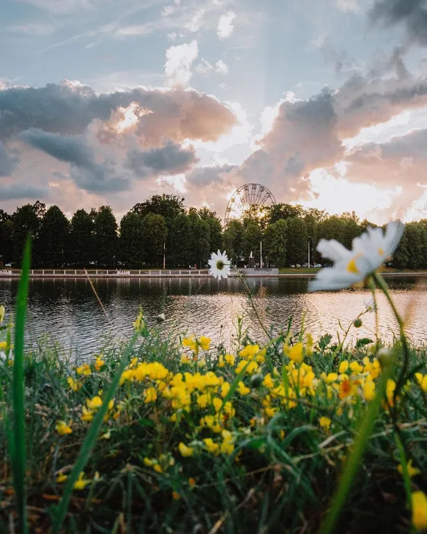 Самый центр и верхнее озеро