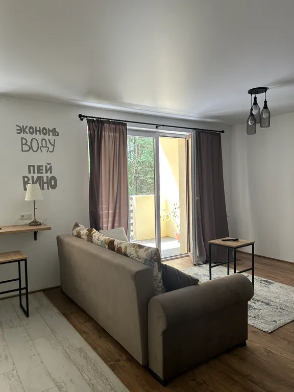 Студия с видом на лес