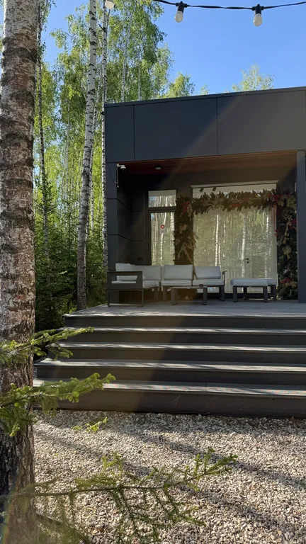 Коттедж Панорамный дом в окружении леса с сауной и чаном — Семеновское