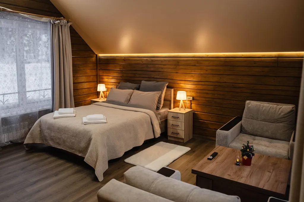 Коттедж Гостевой домик-флигель с сауной — Шерегеш