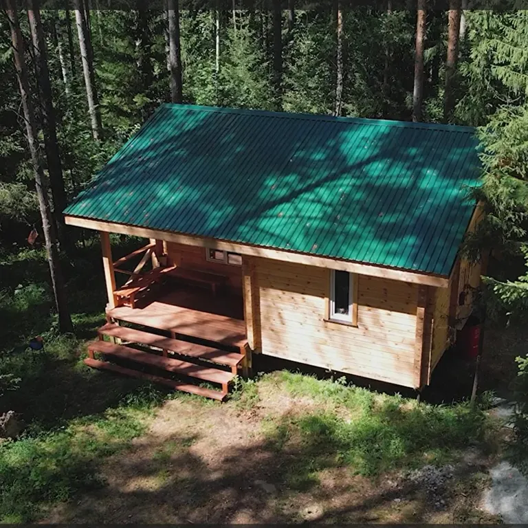 Коттедж Дом в глухом лесу у реки до 6-ти человек — аренда посуточно в Дегтярск