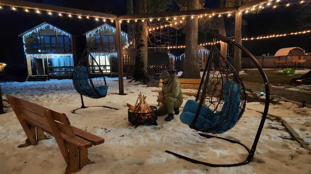 Коттедж Уютный коттедж с видом на горыSnow White Arkhyz — Архыз