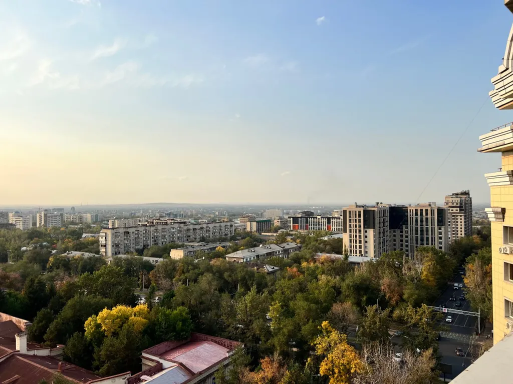 Уютная квартира с прекрасными видами в центре Алматы