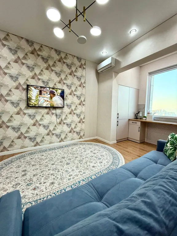 Квартира Стильная квартира с видом на город в ЖК Комфорт Сити — Алматы