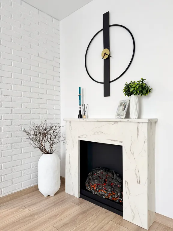 1-комнатная квартира с камином и двумя санузлами