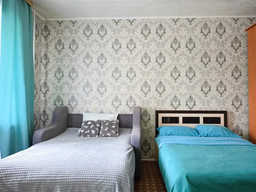 Однокомнатная квартира для 2 гостей рядом с ЖД больницей