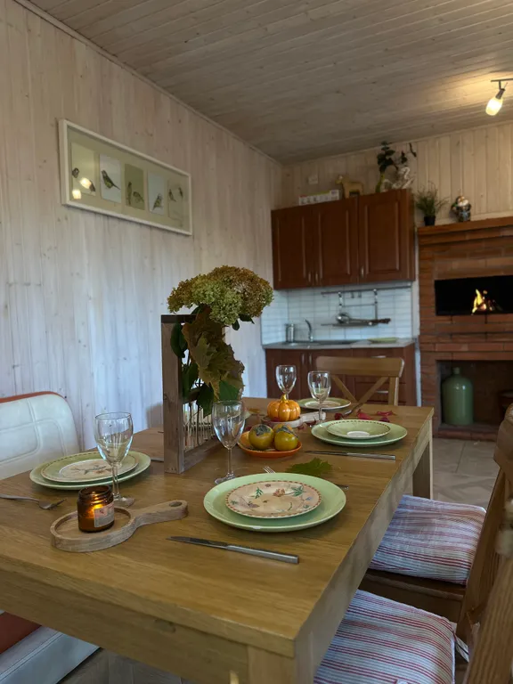 Загородный дом с баней и беседкой