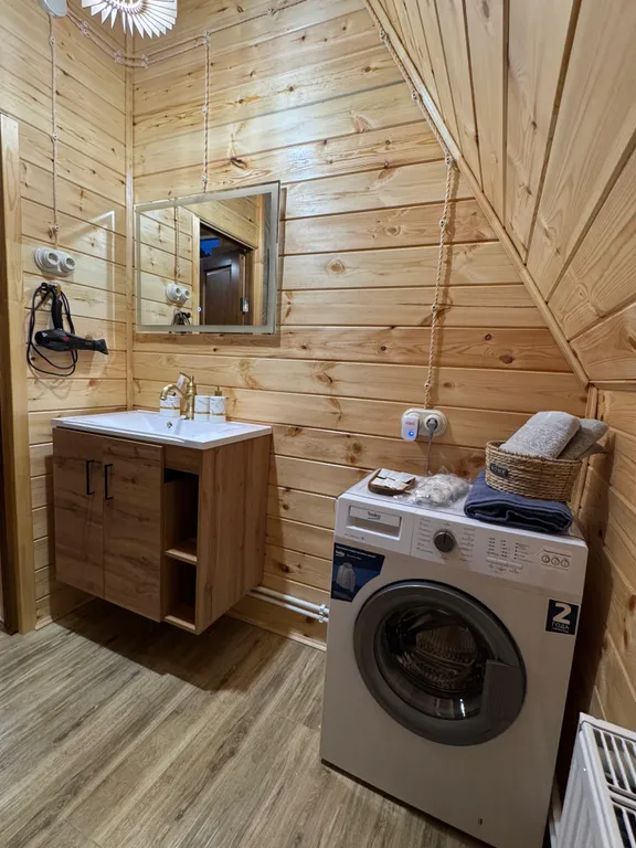 Новый уютный А-фрейм дом