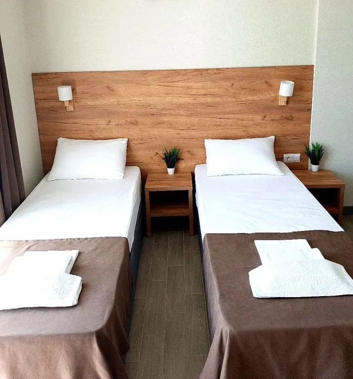 Трехместный номер с балконом с видом на улицу