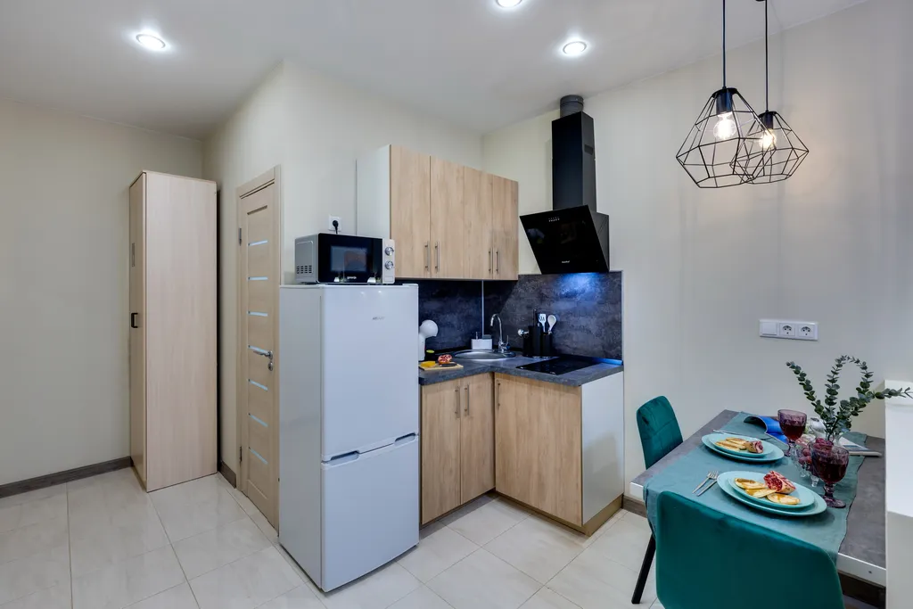 Для теплых вечеров: студия Сага с балконом в Одинбург, вблизи больницы