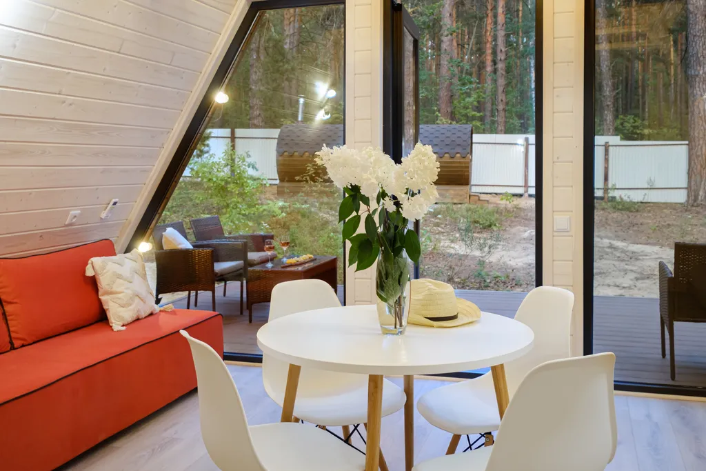 Дом 38m2 — чан, кухня, Wi-Fi