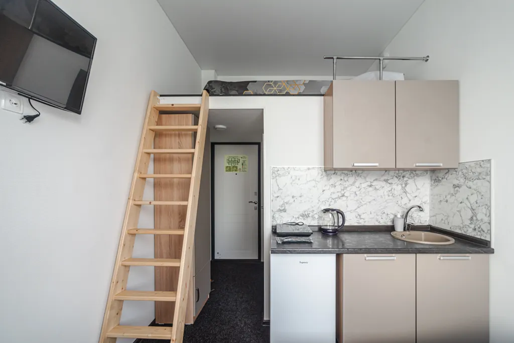 Квартира Квартира Апартамент Нижний Ораниенбаум Двухуровневая студия — Ломоносов