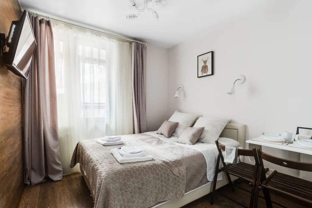 Квартира Студия Беж с балконом возле Меги — аренда посуточно в Химки