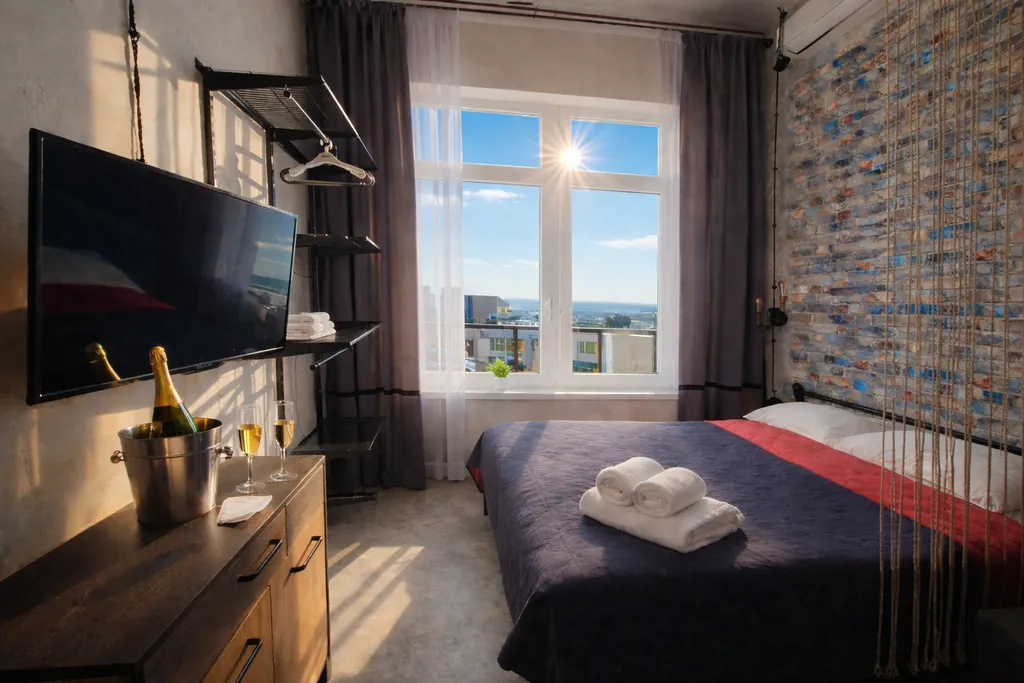 Квартира Студия Лофт у моря — аренда посуточно в Новороссийск