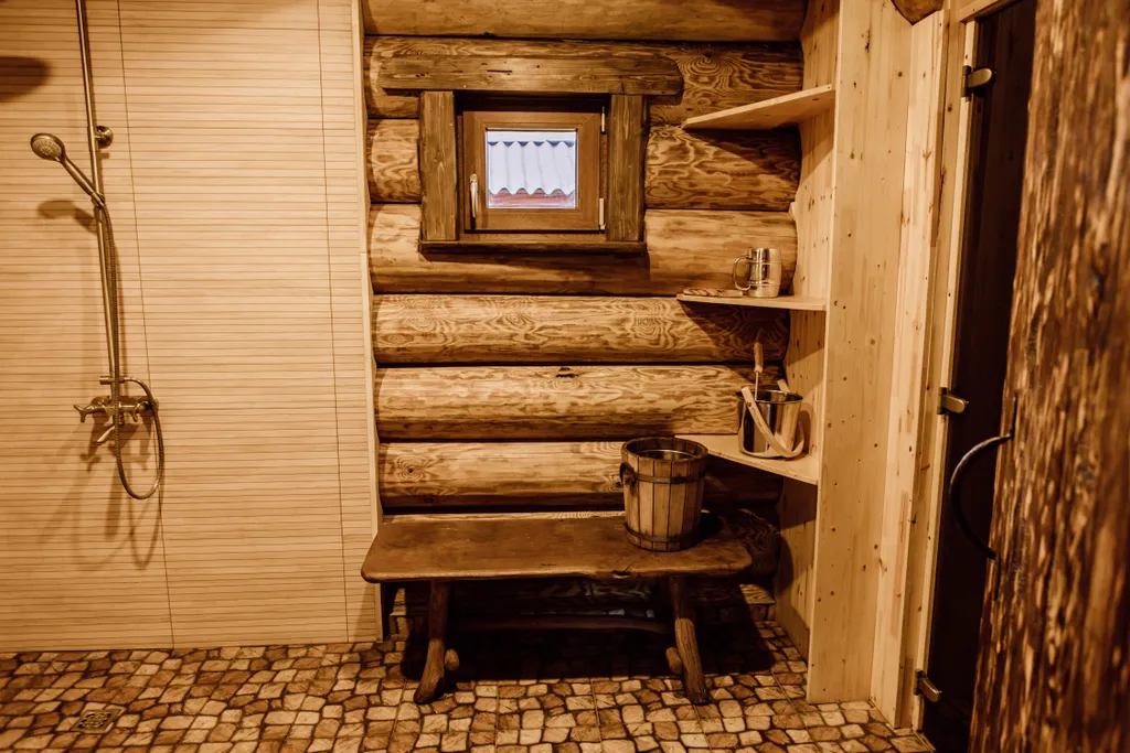 Дом VIP с баней у пруда загородный комплекс Здоровей