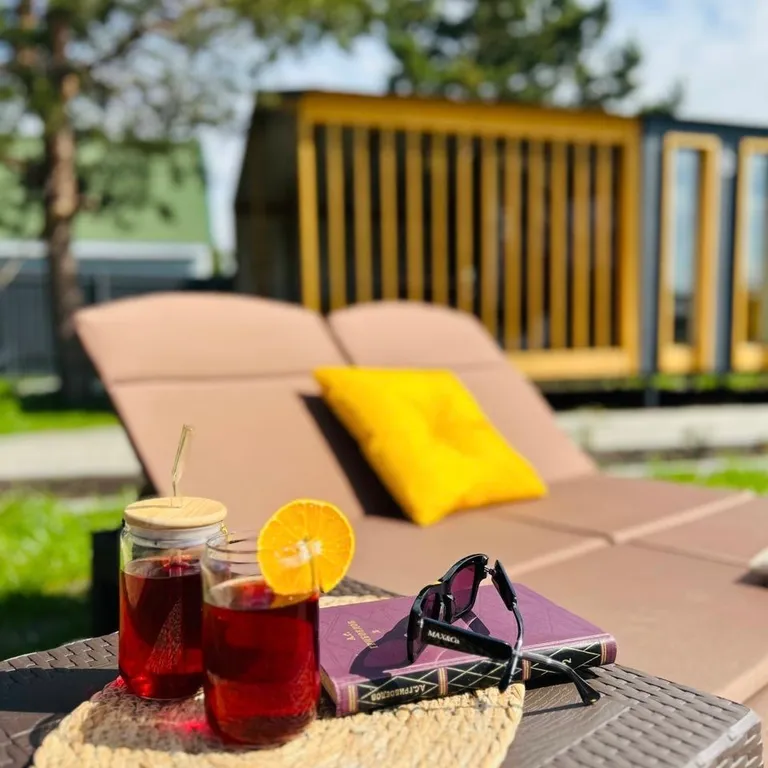 Дом 46m2 — чан, кухня, Wi-Fi