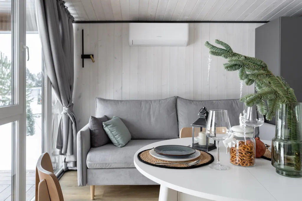 Семейный коттедж с 1 спальней с мангальной зоной