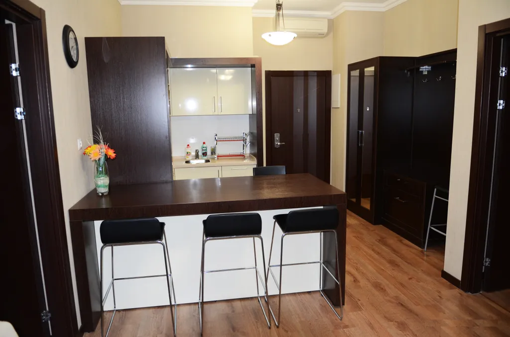 Апартамент 2 спальни с видом на реку и горы