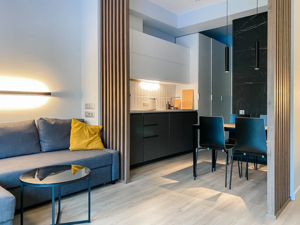 Апартаменты с террасой с панорамным видом на горы