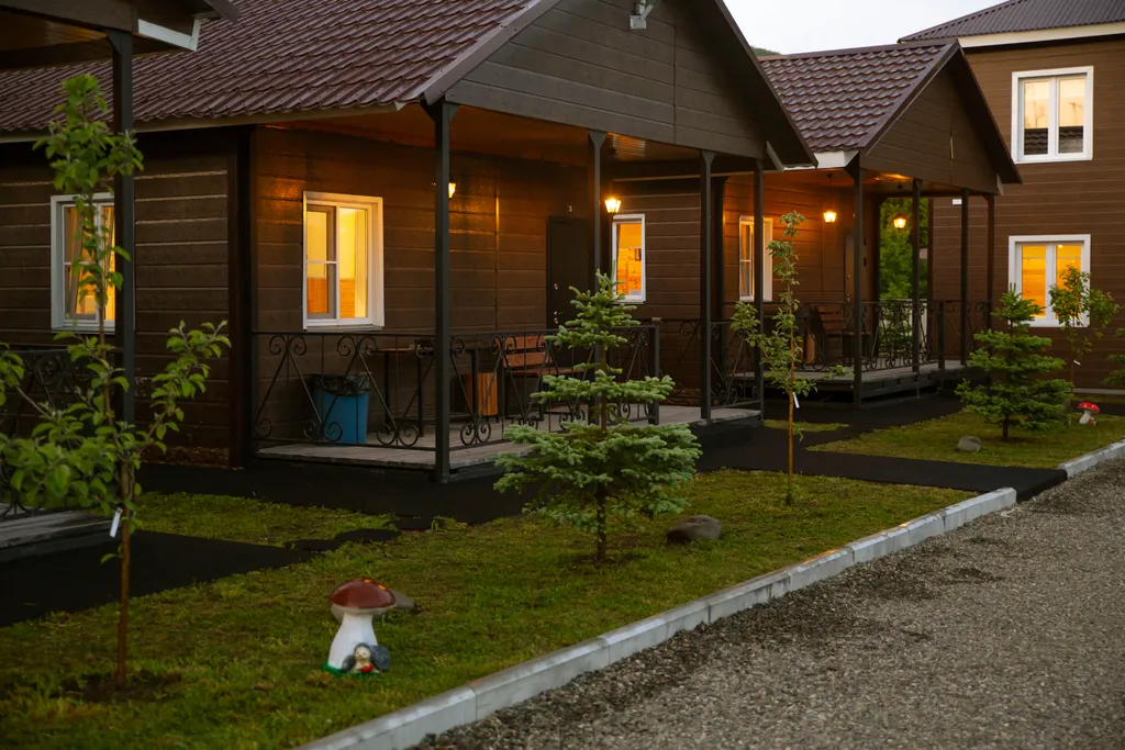 Двухместный коттедж с видом на горы