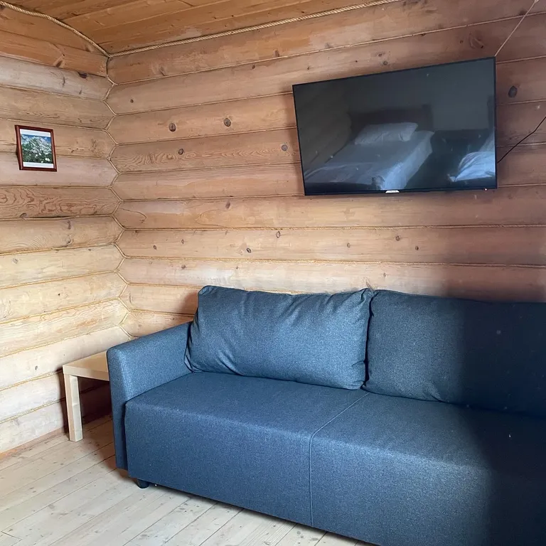 Дом из сруба с баней и бассейном