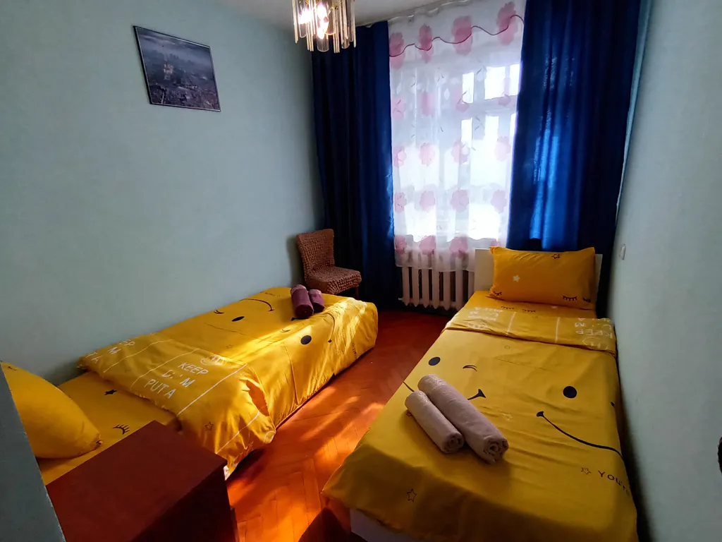 Просторная трехкомнатная квартира (7 гостей 6 спальных мест)