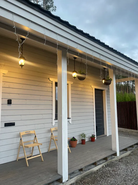 Уютный дом с живописным видом на лес