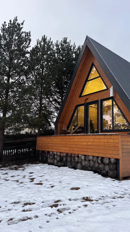 Коттедж Афрейм на берегу озера Селигер с банным чаном — аренда посуточно в Осташков (Селигер)