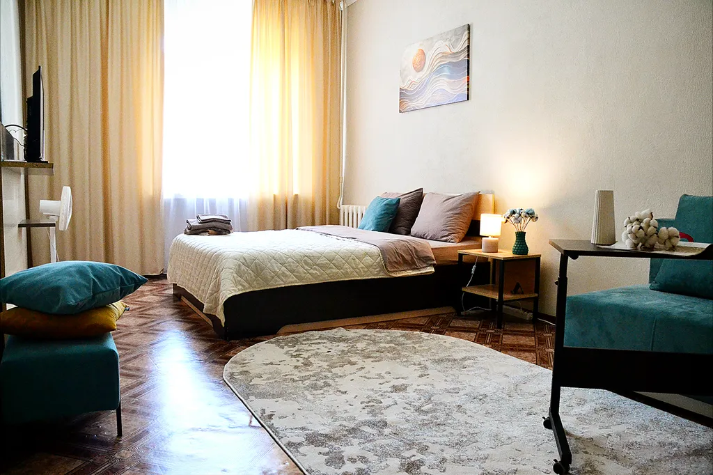 Уютная 1-комнатная чистая светлая квартира в новой части города