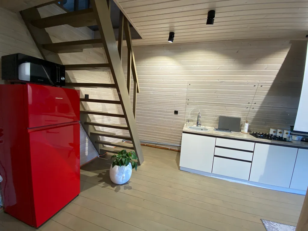 A-frame на берегу Волги