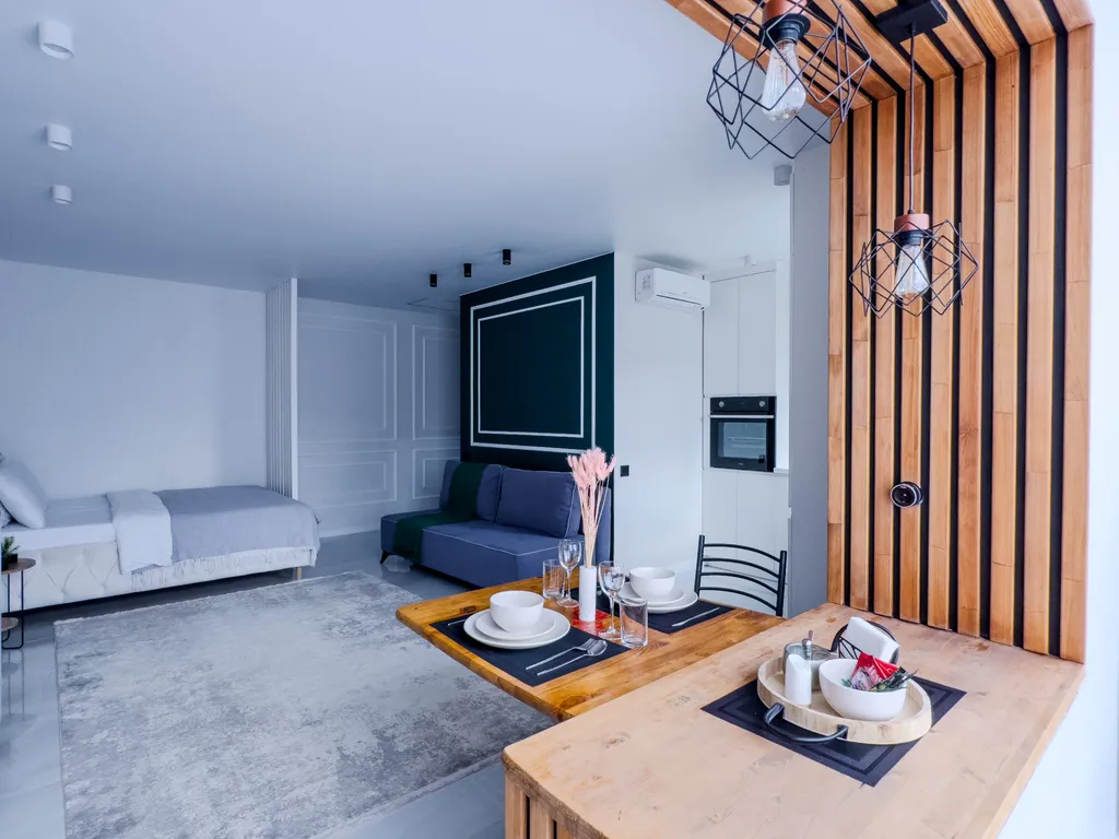 Стильная студия с кондиционером