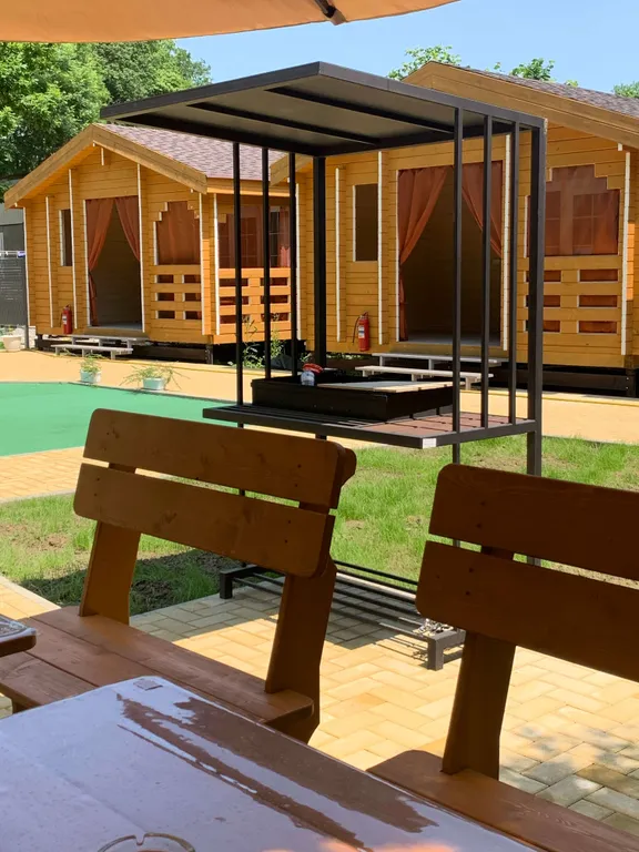 Дом с русской баней, банным чаном, бассейном