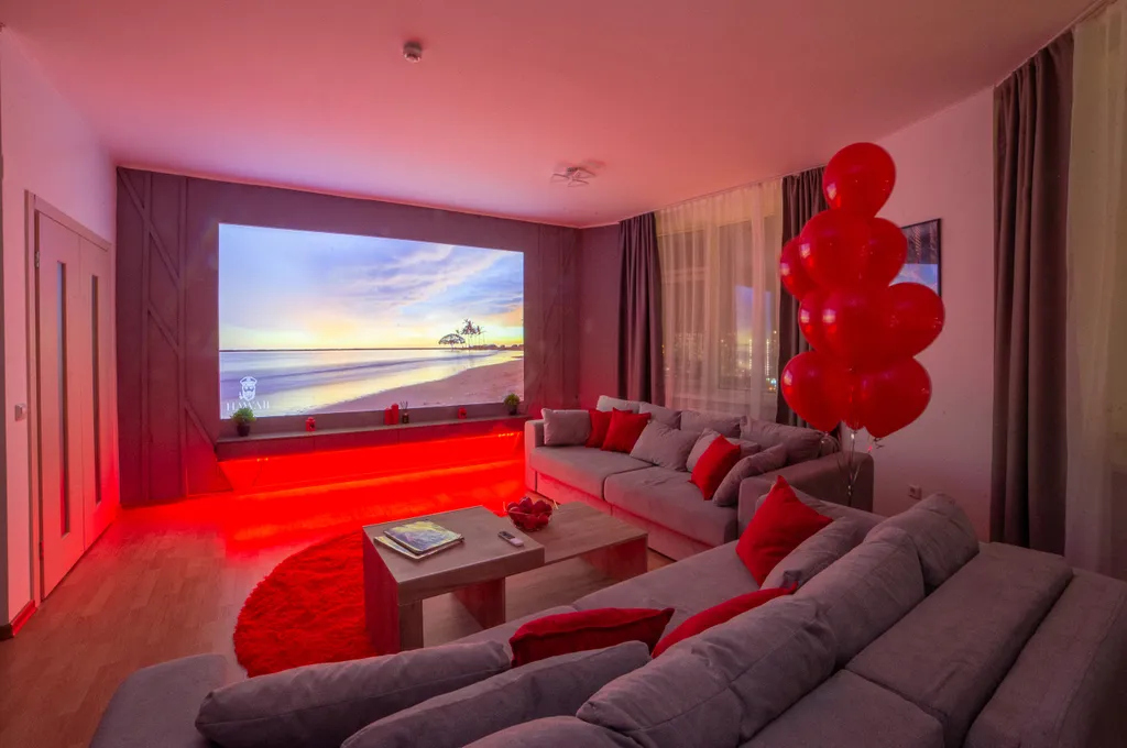 Бордовый закат в Чемпион-парк