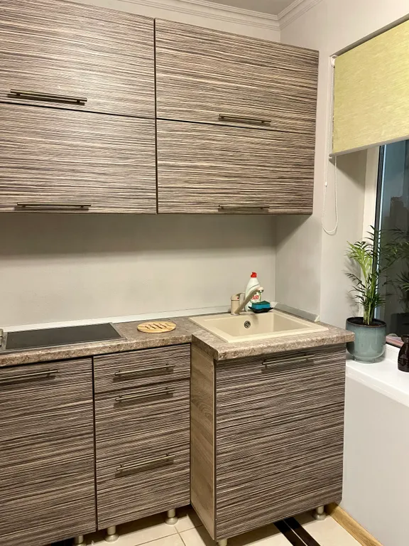 Двухкомнатная квартира с собственной террасой в неосоветском стиле