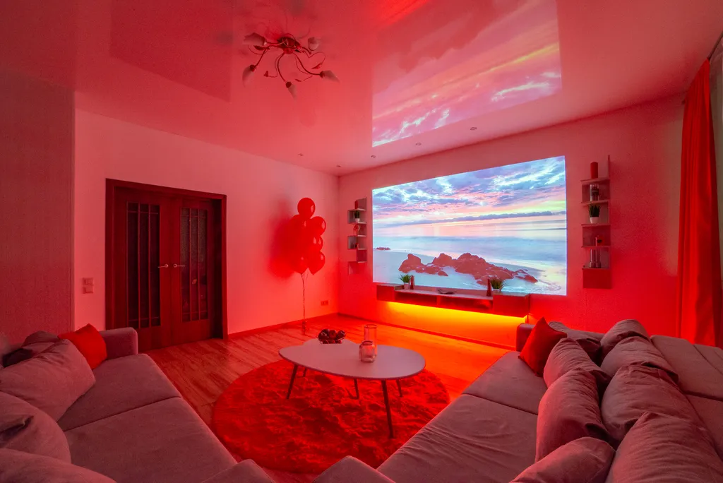 Красная вишня и голубика