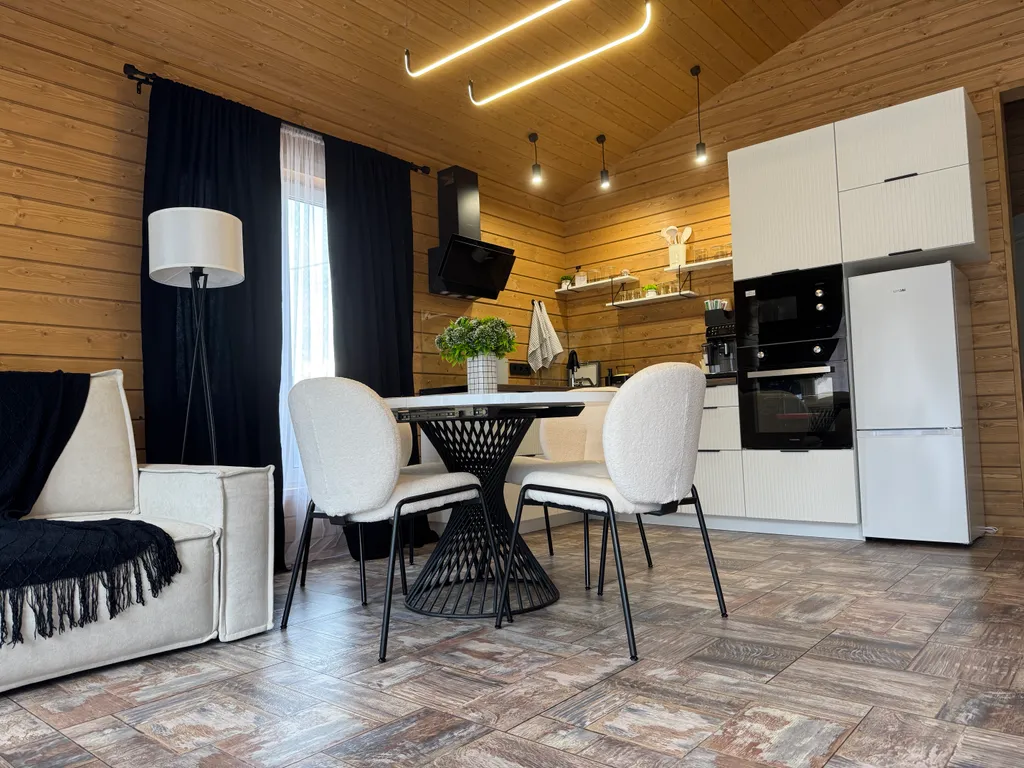 Коттедж Дом для отдыха с семьей, с сауной и чаном — Степаньково