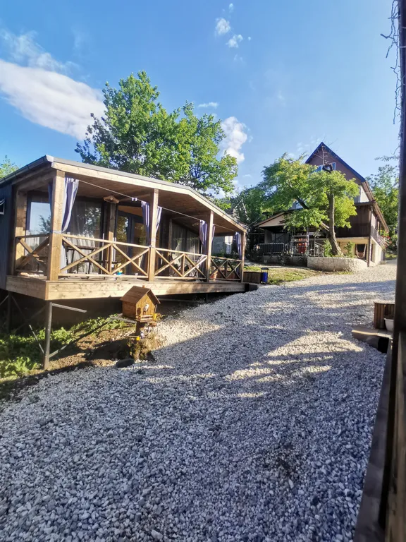 Уютные домики с баней и тёплой купелью