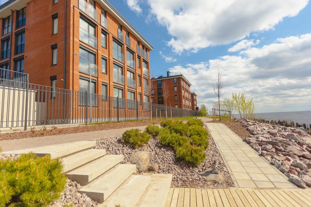 Квартира Квартира Prudius Apart в Кронштадте с балконом у залива — Кронштадт