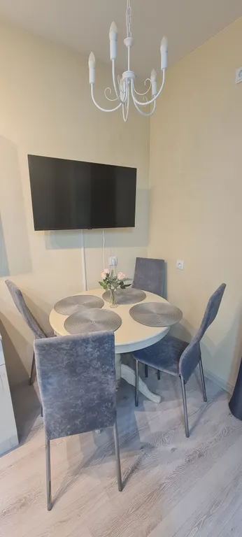 Уютная квартира-студия в новом ЖК недалеко от центра города