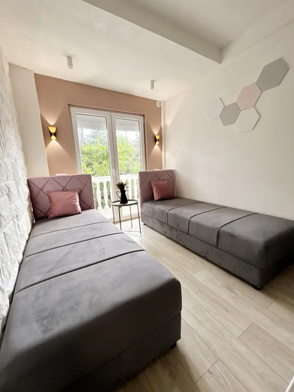 Апартаменты с 2 спальнями на берегу Адриатического моря