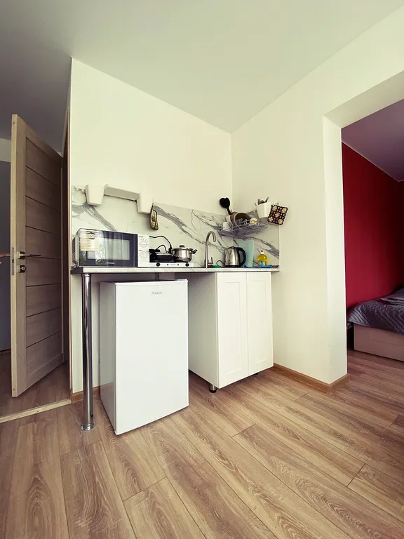 Уютная квартира-студия 1 с дизайнерским ремонтом