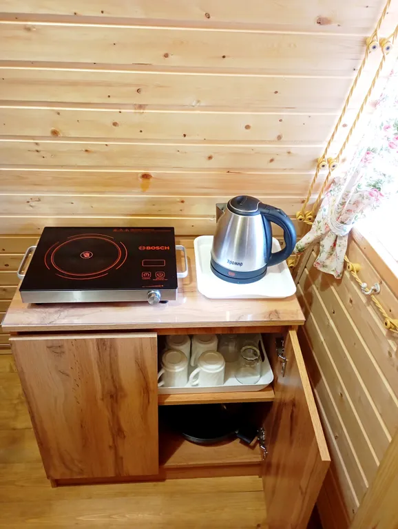 Шале с видом на лес и горы