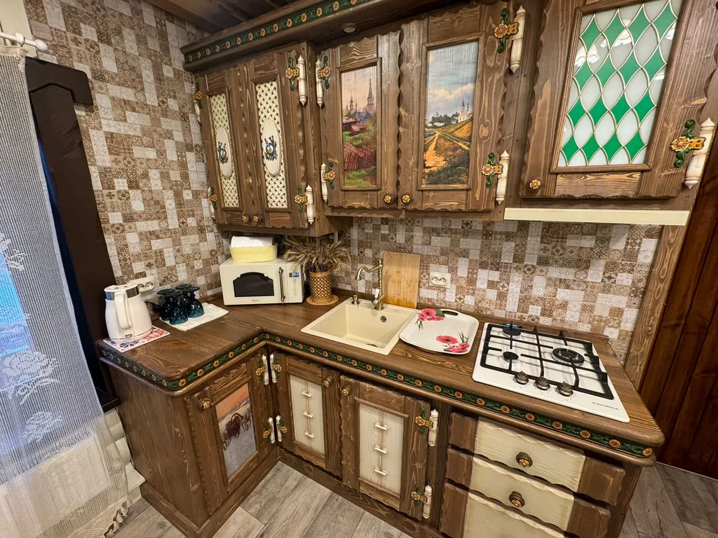 Часть дома в центре города с видом на достопримечательность