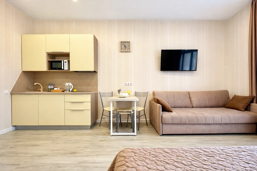 Квартира Квартира Премиум с видом на море и балконом — Лазаревское