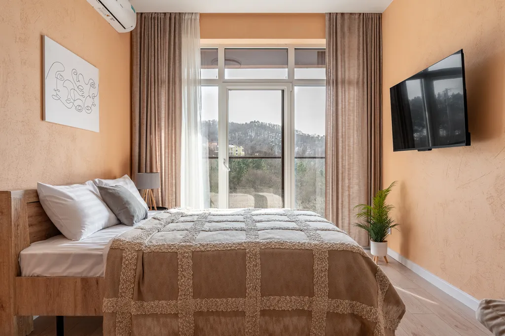 Студия с панорамным видом на горы