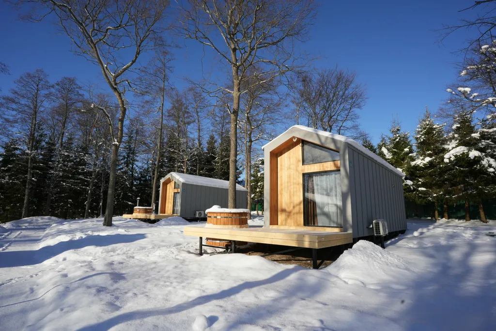 Коттедж Четырёхместный барнхаус с видом на озеро — Плодовое