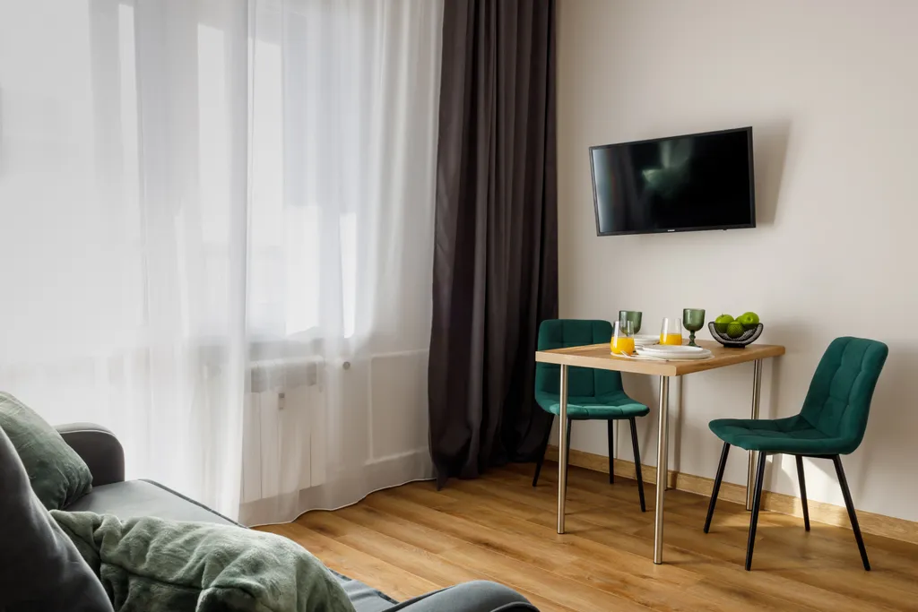 Уютная квартира в центре города с видом на аэоропорт